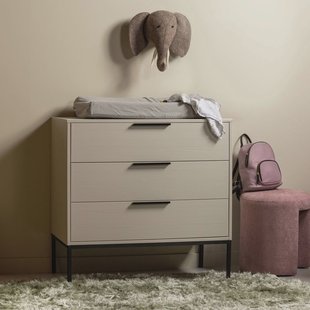 WOOOD Ladekast/Commode 'Adam' kleur Dust