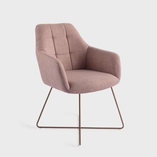 Jesper Home Eetkamerstoel 'Noto' Cross Rose, kleur Vintage Rose