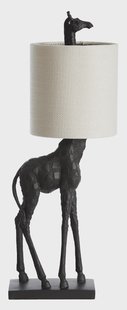 Light & Living Tafellamp 'Giraffe' 68cm, kleur Zwart/Crème