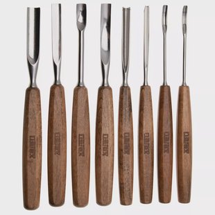 Narex Profi Carving Chisel Set 868000, gutsenset, 8-delig