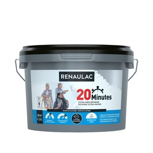 Renaulac 20 Minutes Muurverf - Zijdeglans - Wit - 2,5l