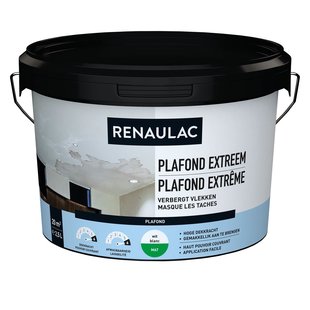 Renaulac Plafond Muurverf - Extra Mat - Wit - 2,5l