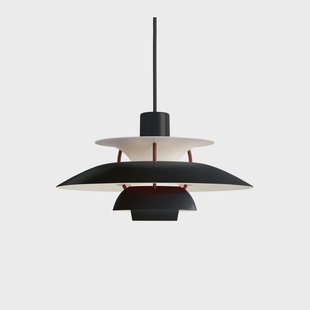 PH 5 Mini hanglamp Black Edition 2025 E14 Louis Poulsen - Woonkamer - Modern - Metaal - 1 lamp