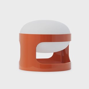 KD28 LED tafellamp, oranje, hoogte 23 cm K28 Kartell - Woonkamer - Designer - Kunststof - 1 lamp