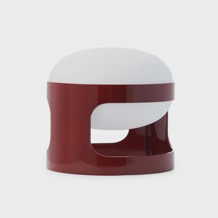 KD28 LED tafellamp, donkerrood, hoogte 23 cm K28 Kartell - Woonkamer - Designer - Kunststof - 1 lamp