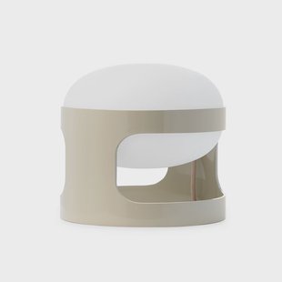 KD28 LED tafellamp, grijs, hoogte 23 cm K28 Kartell - Woonkamer - Designer - Kunststof - 1 lamp