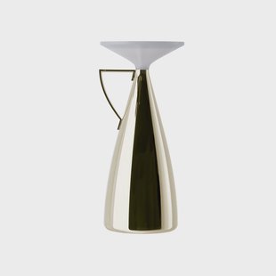 Camomille LED tafellamp op batterijen, crème, hoogte 24 cm Kartell - Woonkamer - Designer - Kunststof - 1 lamp