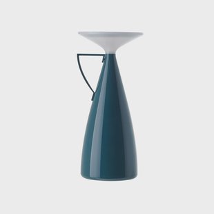 Camomille LED tafellamp op batterijen, petrol, hoogte 24 cm Kartell - Woonkamer - Designer - Kunststof - 1 lamp