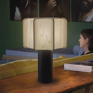 LZF LAMPS LZF tafellamp Kactos, ivoorkleurig/zwart, hoogte 52 cm