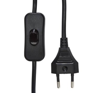 PR Home wandlamp Wien, zwart, hoogte 22 cm, GU10, stekker