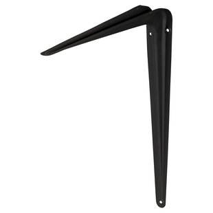 Plankdrager Model 6 Mat Zwart 35x30cm