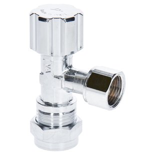 Sanivesk Hoekstopkraan Knel 15mmx3/8f Chroom