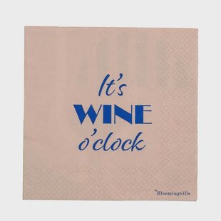 Bloomingville Wine servet (papier) (set van 20)