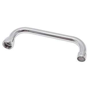 Sanivesk Draaibare Bovenuitloop U-vorm 200mm Chroom