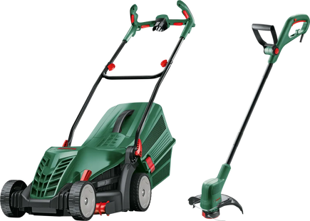 Bosch UniversalRotak 34-405 + Bosch Easygrasscut 23