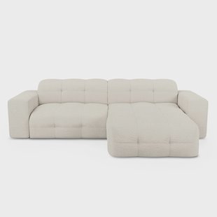 Hoekbank Mael rechts bouclé |