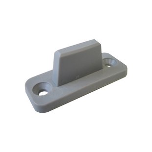 Hettich Vloergeleider Schuifdeur Grijs Pvc - 3 Stuks