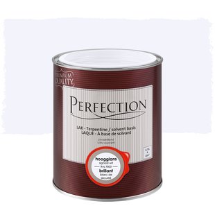 Perfection Lak Ultradekkend Hoogglans Terpentine Signaal Wit Ral 9003 750ml
