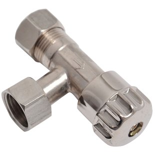 Sanivesk Hoekstopkraan 12mm X 3/8 Binnendraad Chroom