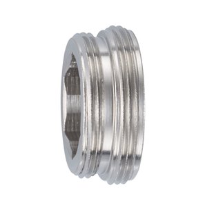 Np Verloopnippel M22x1xm24x1 Messing Verchroomd