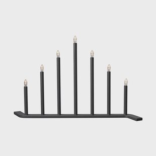 SMD Design Advent RE adventskandelaar Grijs-7 lampjes