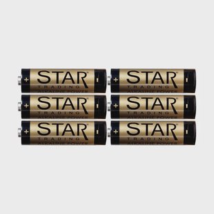Star Trading Star Trading batterij 6-pack AA