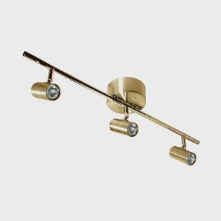 Belid Cato 3-spotlight recht 66 cm Messing