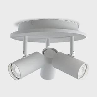 Belid Tyson 3-spotlight Ø25 cm Wit