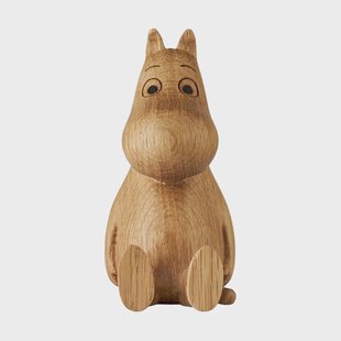 Dsignhouse x Moomin Moomin houten decoratie Moomin 10 cm EIK (FSC)
