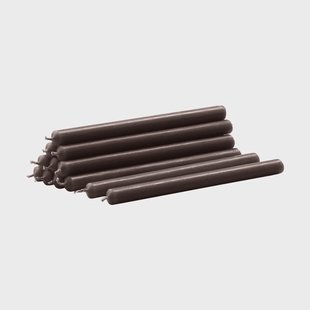 STOFF Nagel kaarsen 12-pack Hazelnoot