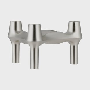 STOFF STOFF BMF kandelaar Geborsteld chroom