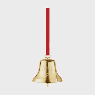 Georg Jensen 2025 kerstklok Goudverguld messing