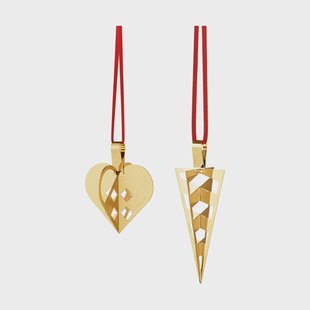 Georg Jensen 2025 cadeauset 2 delen Goudverguld messing