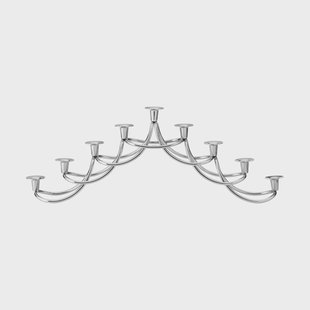Georg Jensen Harmony menorah kandelaar Roestvrij staal