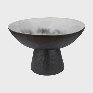 Mette Ditmer By Hand schaal op voet Ø31,5x20 cm Off-white