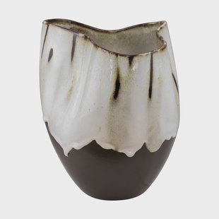 Mette Ditmer By Hand vaas small 24,5 cm Off-white