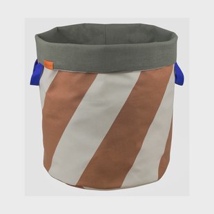 Mette Ditmer Diagonaal wasmand Ø40x50 cm Brick-sand