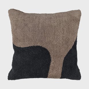 Mette Ditmer Figura tufted kussensloop 50x50 cm Brown