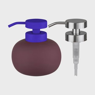 Mette Ditmer Lotus play zeepdispenser laag, incl. 2 pompkoppen Wine