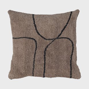 Mette Ditmer Shadow tuftat kussenhoes 50x50 cm Brown