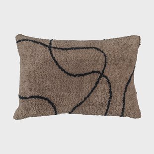 Mette Ditmer Shadow tuftat kussenhoes 40x60 cm Brown