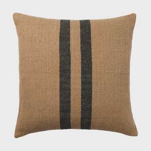 Broste Copenhagen Sigrun kussensloop Brown kelp-black, 50x50 cm