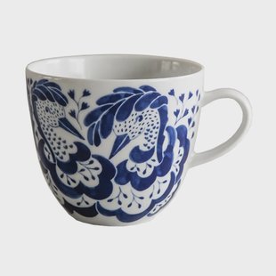 Götefors Porslin Selma jubileum mok 41 cl Blauw