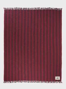 Tom Dixon Band plaid 160x200 cm Burgundy & Black