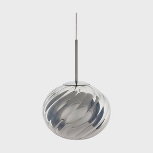 Tom Dixon Whirl hanglamp Ø30 cm Zilverkleurig