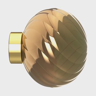 Tom Dixon Whirl wandlamp Ø30 cm Goud