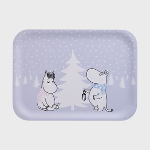 Muurla Moomin dienblad 20x27 cm Snowfall
