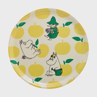 Muurla Moomin dienblad Ø35 cm Joyfull Apples