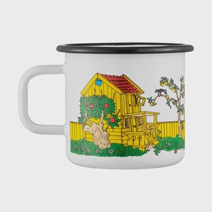 Muurla Pippi longstocking emaillen mok 3,7 dl The Way Home