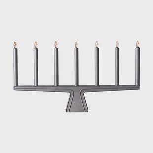 SMD Design Stella 7 adventskandelaar 60 cm Rauw aluminium